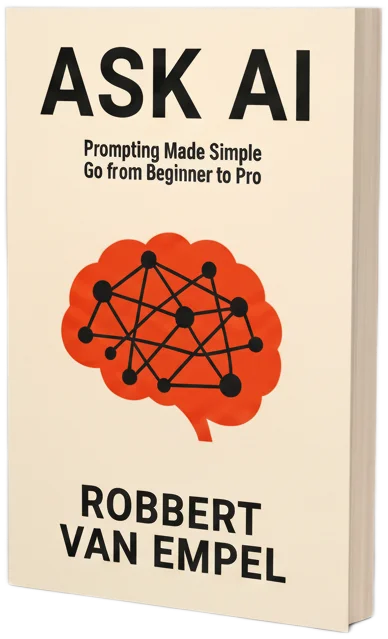 3D Cover of the book Ask AI